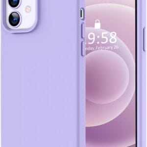 מגן גומי Velox iPhone 12 – מגן גומי Rubber IP12 - סגול2